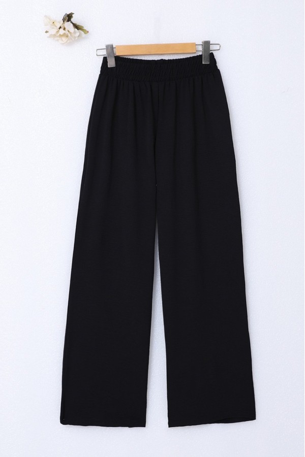 Polo Collar Ayrobin Suit with Snap Buttons -Black