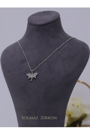 Yusufcuk Model Solmayan Zirkon Kolye -Gümüş