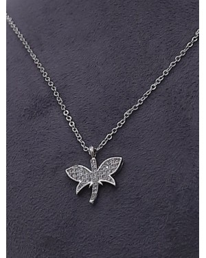 قلادة نموذج اليعسوب -فضة