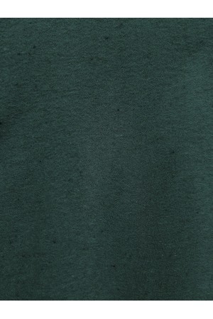 Elastic Waist Thin Piping Cashmere Skirt -Emerald