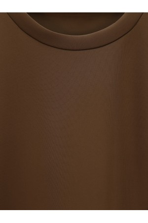 Scuba Suit with One Pocket and Trousers -Brown