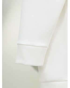 Osyho Cardigan with Buttoned Piping -White