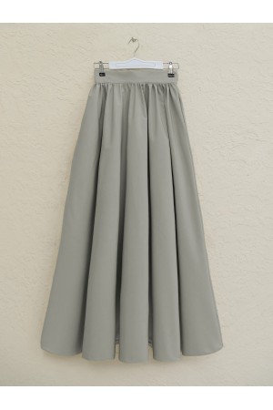 Cepli Pliseli Bondit Etek   -Taş