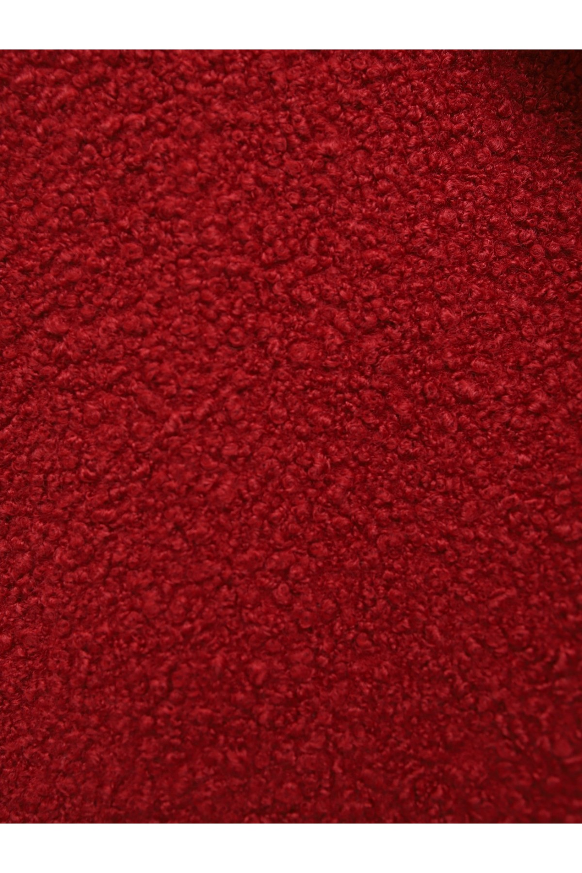 Double Breasted Boucle Vest -Maroon