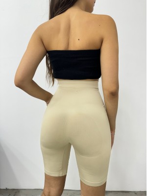 Silicone Long Leg Corset -Cream color