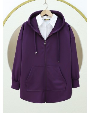 مقنعين انغلق البيضاوي قطع الغوص العرق -بنفسجي