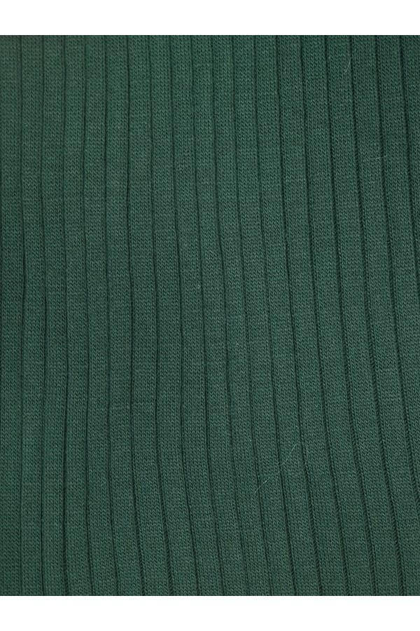 Double Pocket Ribbed Knitwear Set -Emerald