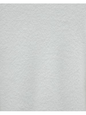 Sakallı Uzun Salaş Triko Tunik -Beyaz