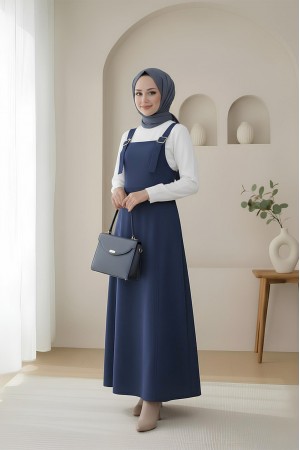 Yarım Fermuarlı Gabardin Jile  -Laci