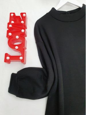 Throat Three Thread Sweat   -Black