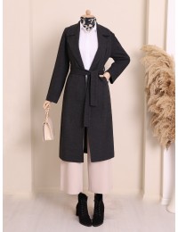 Kışlık Şardonlu Karyağdı Kaşe Kap -Antrasit