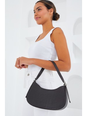 حقيبة باجيت بنية سادة نسائية 010167