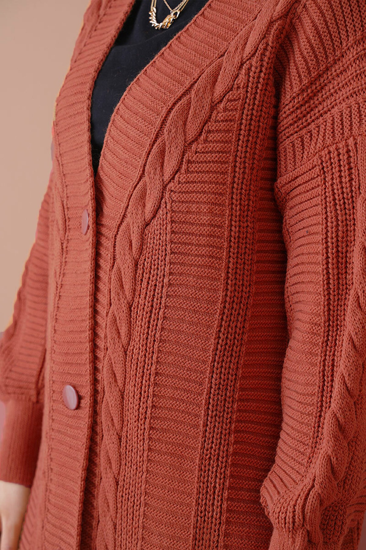 15768 Hijab Knitwear Cardigan 