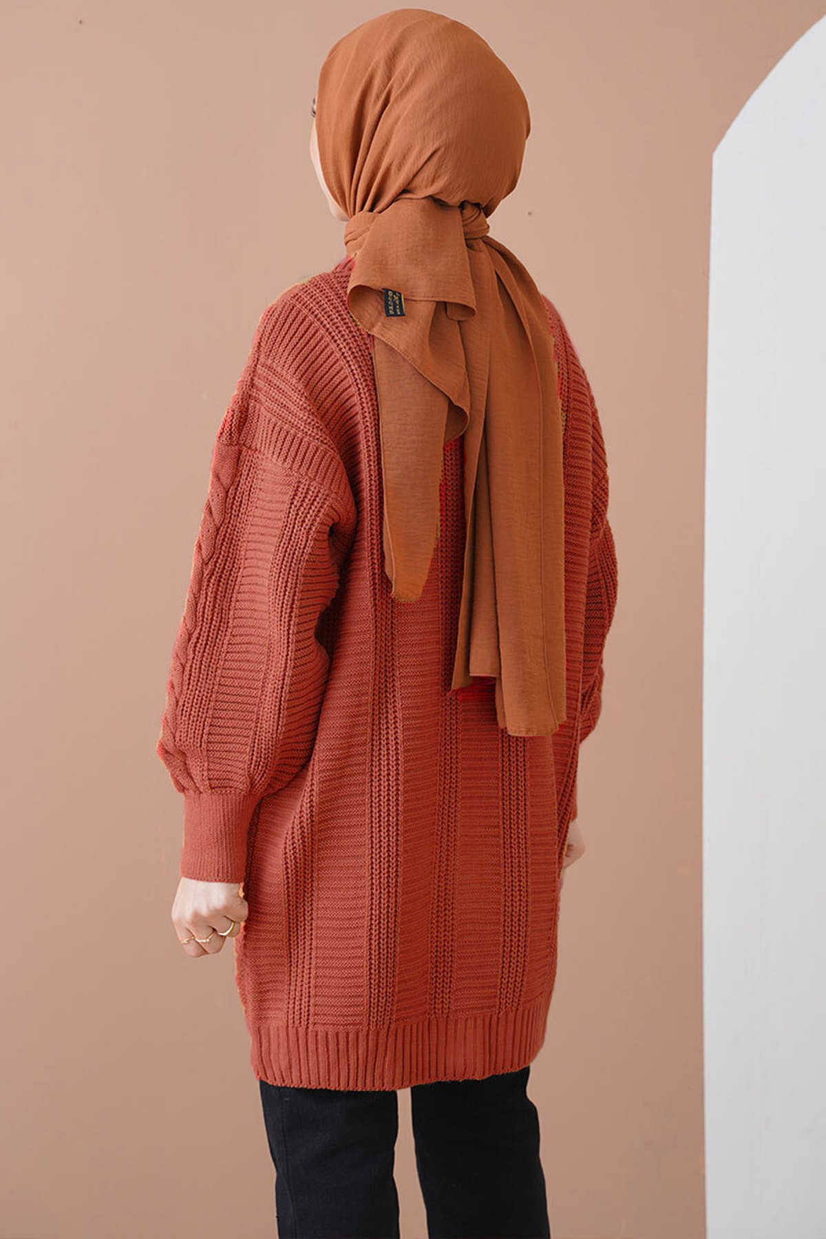 15768 Hijab Knitwear Cardigan 