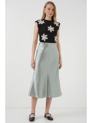 15806 Saten Etek - Çağla