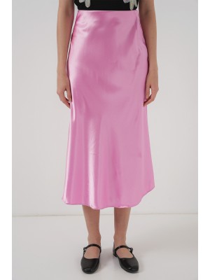 15806 Saten Etek - Pembe