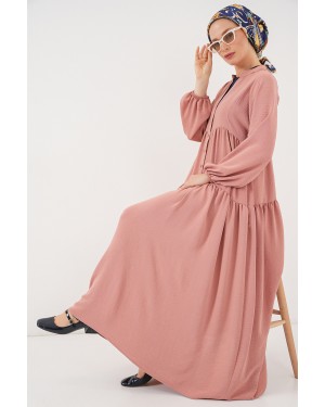 2527 فستان حجاب طويل للنساء 