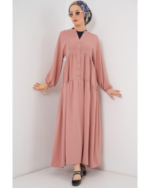 2527 فستان حجاب طويل للنساء 