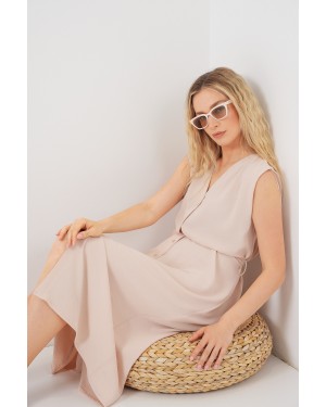 فستان أيروبين نسائي بدون أكمام بحزام 2568 