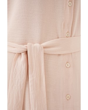 فستان أيروبين نسائي بدون أكمام بحزام 2568 