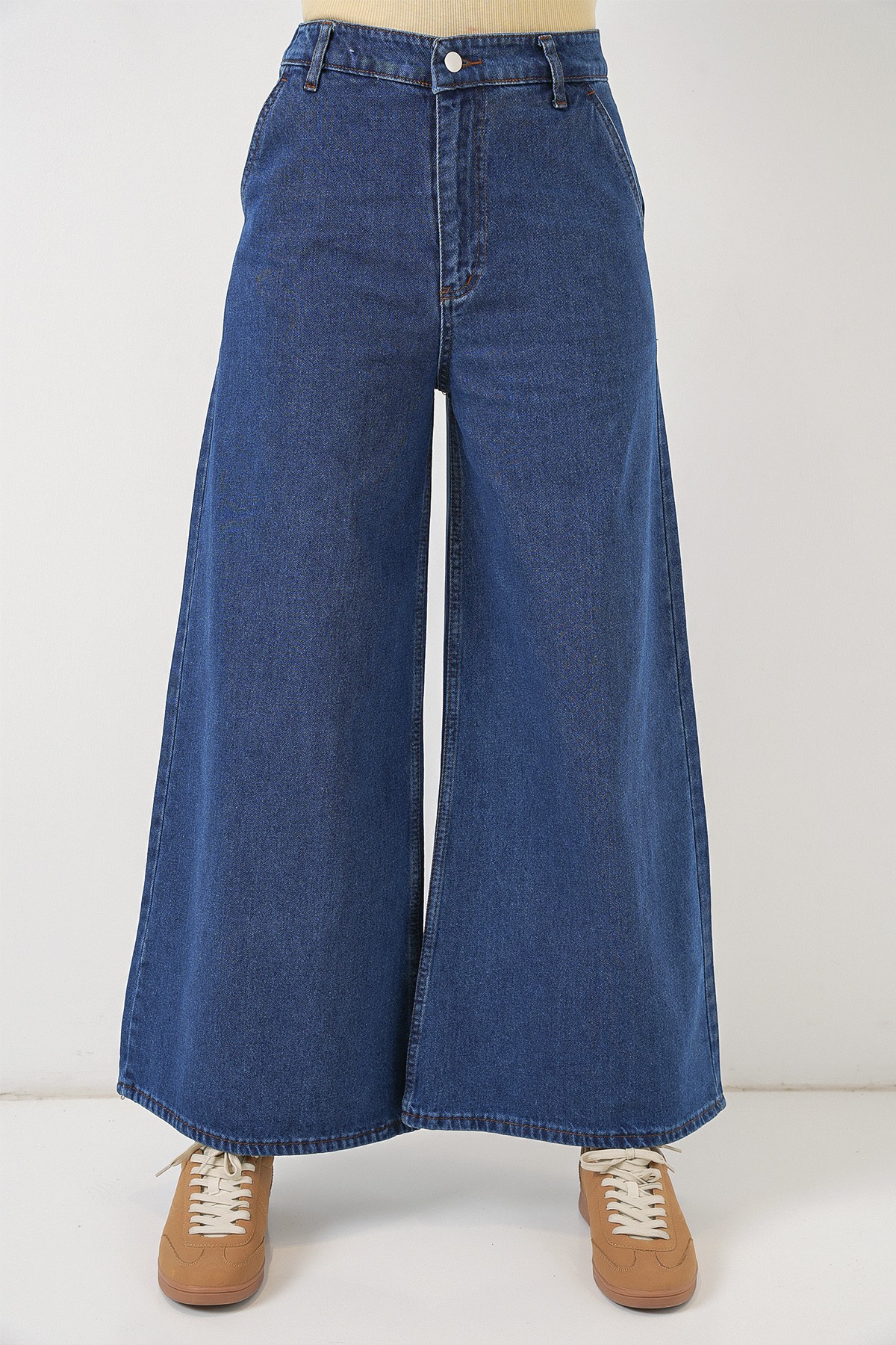 Women's Wide Leg High Waist Jeans 30080 