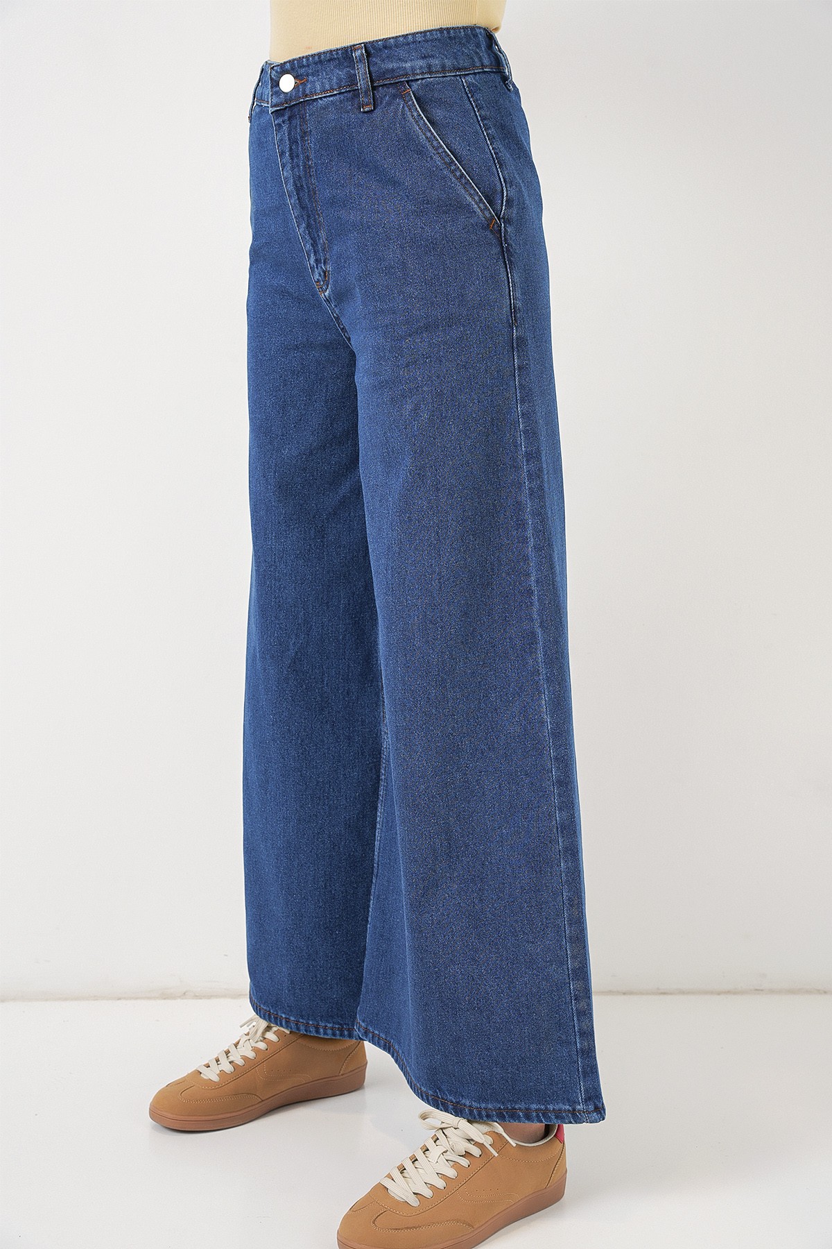 Women's Wide Leg High Waist Jeans 30080 