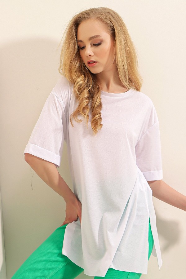 4123 Slit Oversize T-Shirt 