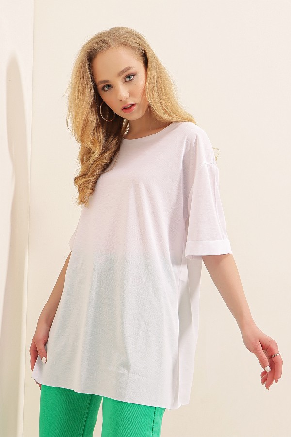 4123 Slit Oversize T-Shirt 