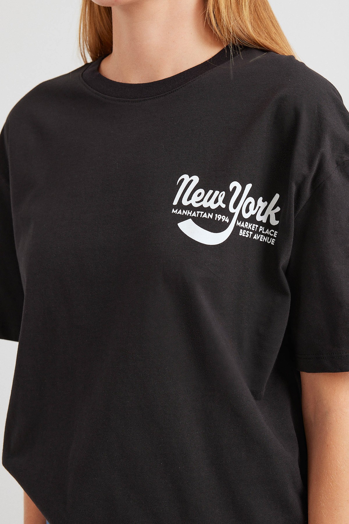 4318 Printed Basic T-shirt 