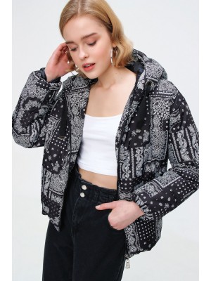 سترة منتفخة منقوشة رقم 5125 