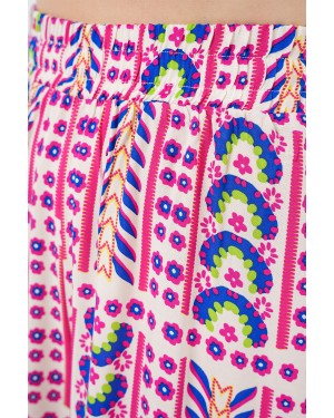 بنطلون نسائي من الفسكوز بنقوش 6749 