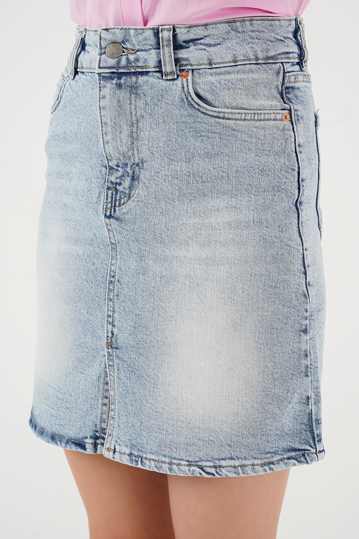 Women's Mini Denim Skirt 8037 