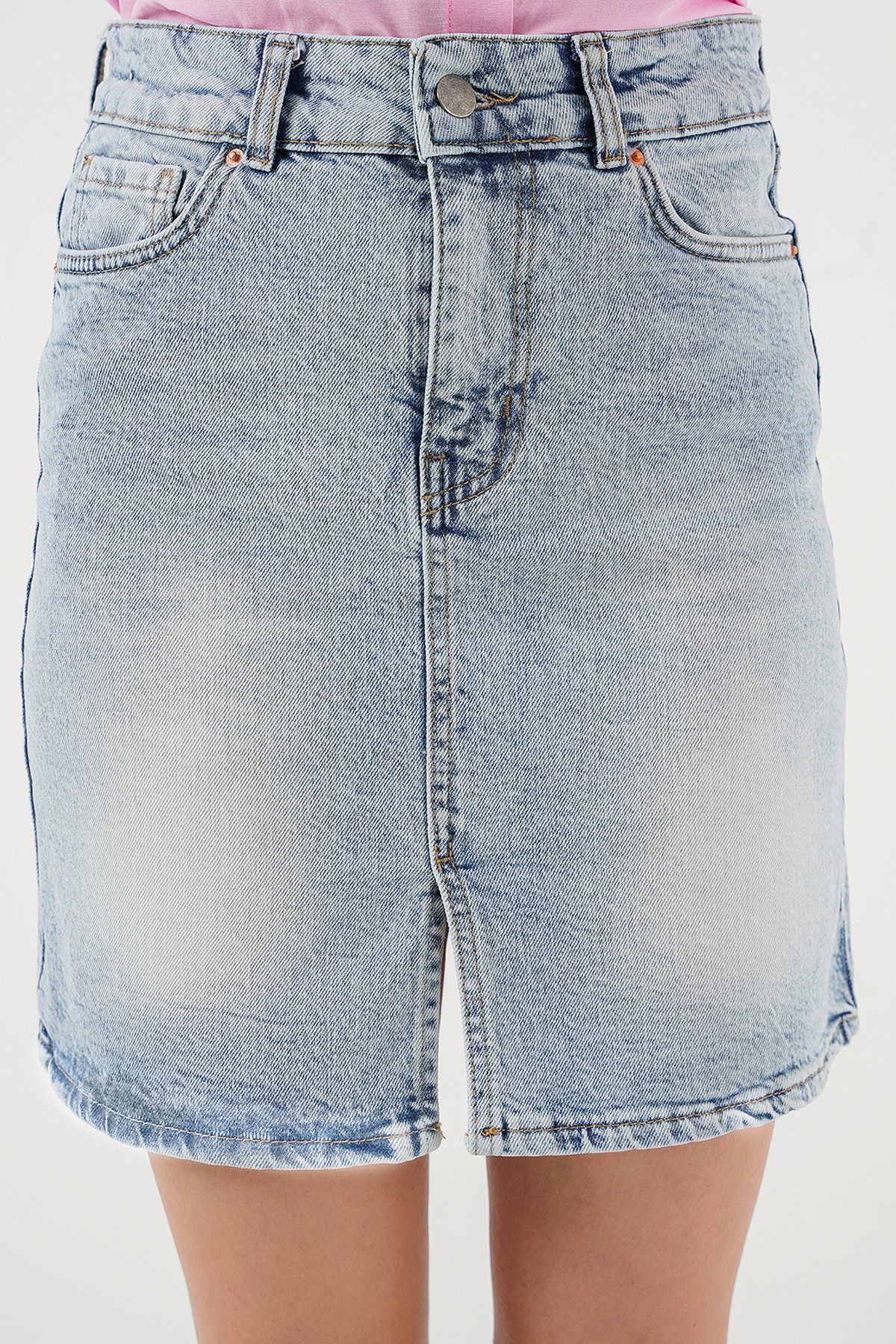 Women's Mini Denim Skirt 8037 