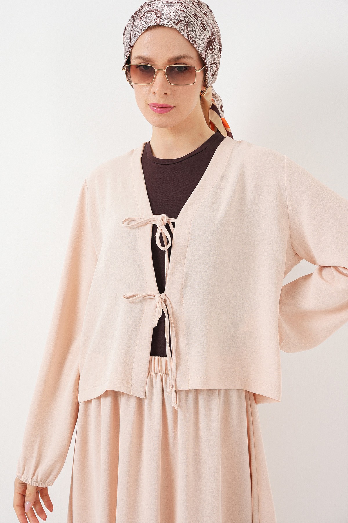 Women's Ayrobin Kimono Skirt Two-Piece Set 8047 