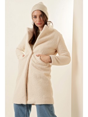 معطف كشمير كبير الحجم 9082 