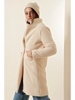 معطف كشمير كبير الحجم 9082 