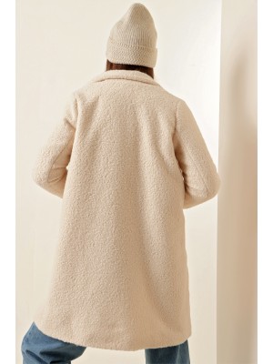 معطف كشمير كبير الحجم 9082 