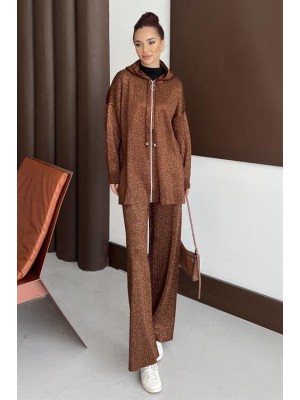 Simli Triko Takım Taba