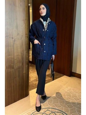 Jakar Ceket Lacivert