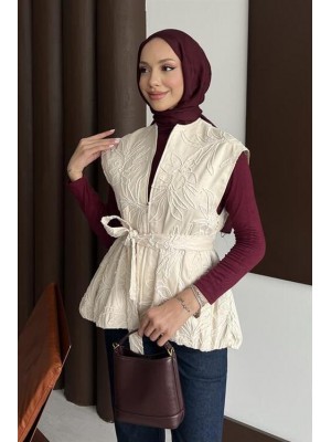 Nakışlı Uzun Yelek