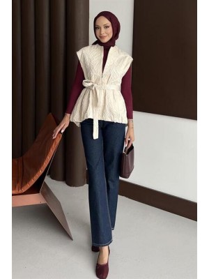 Nakışlı Uzun Yelek