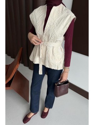 Nakışlı Uzun Yelek