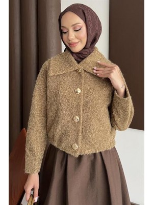 Dora Kumaş Kısa Kaban Taba