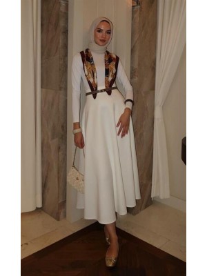 Çan Scuba Etek Ekru