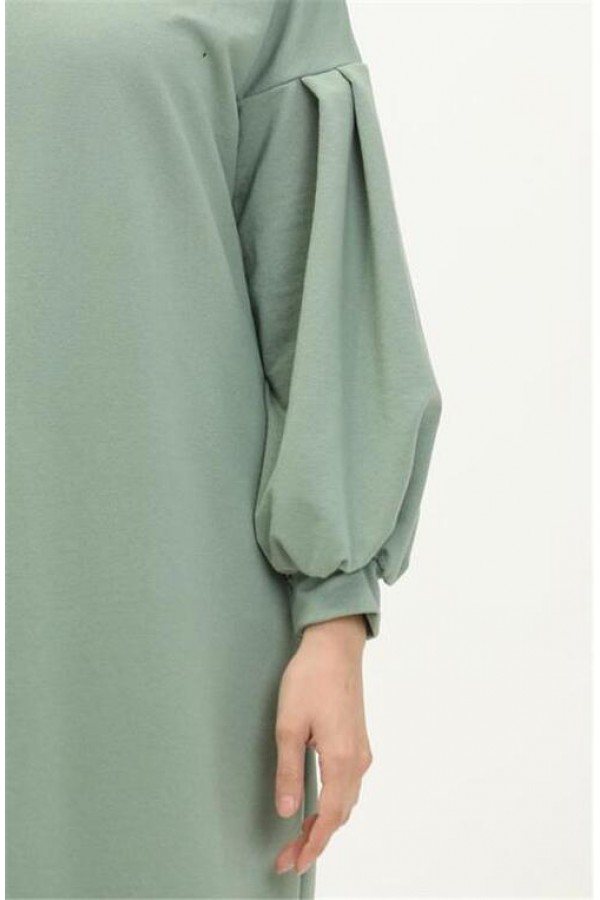 Hira Balon Kol Midi Boy Sade Basic Sweatshirt 