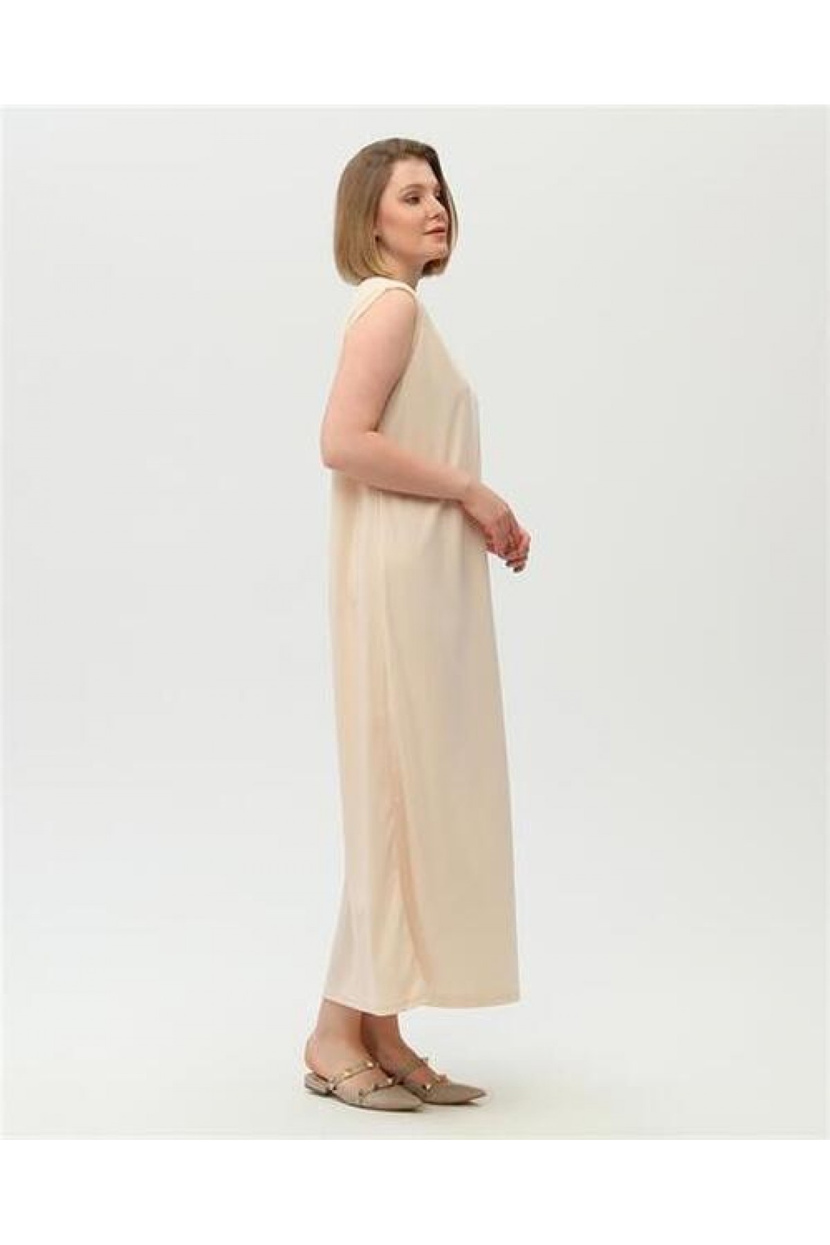 Fashion Show Underwear Simple Basic Sleeveless Dress