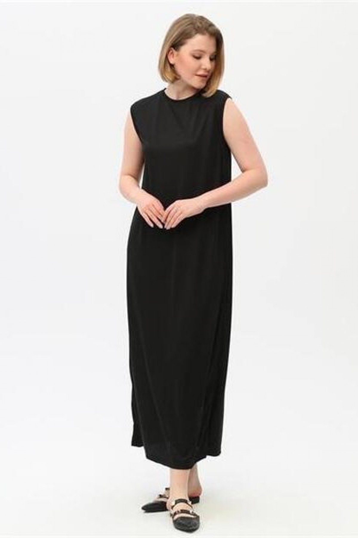 Fashion Show Underwear Simple Basic Sleeveless Dress