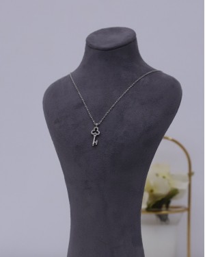 قلادة النموذج الرئيسي -فضة