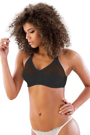 حمالة صدر MI Podyumplus 111 D ذات شكل أسود