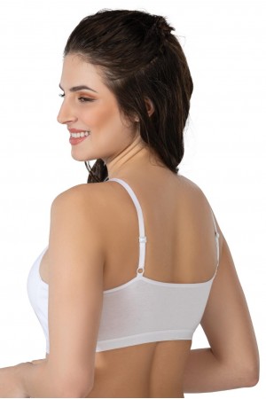 مشدّ أبيض مبطن بقطن مودال من بوديوم بلس 1423